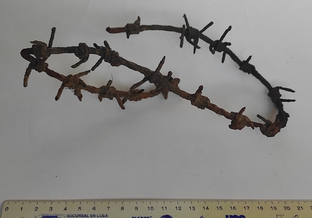 WWI Barbed Wire Rusty Relic Germany Original