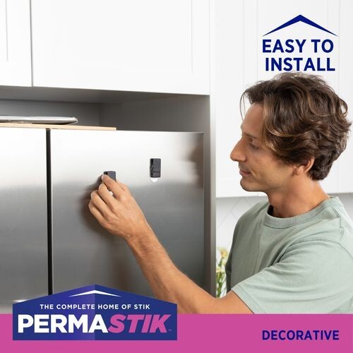 Permastik Black Spring Clips - 4 Pack