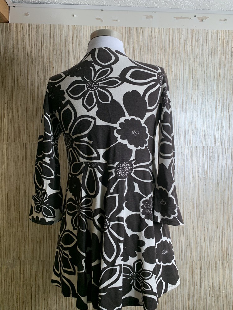 CABI Mod Floral Tie Wrap Tunic Medium