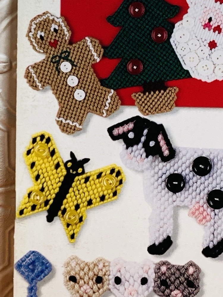 Button Magnets Plastic Canvas Patterns House of White Birches 36 Projects