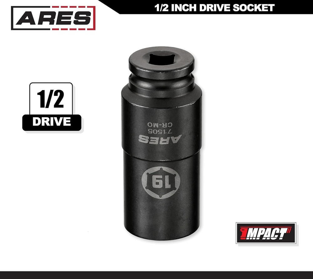 Harmonic Balancer Socket Deep Counterweighted Crank Bolt Tool