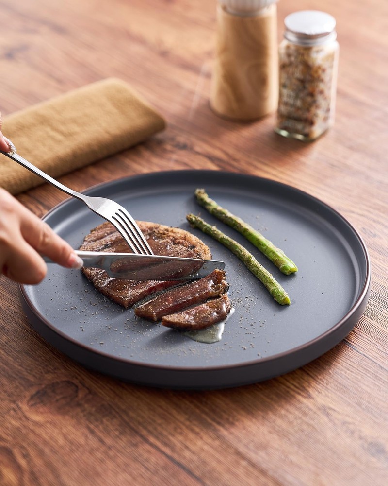 Nebula Ridge Stoneware Dinnerware Sets, Plates and Bowls Sets for 4, 12 Piece...