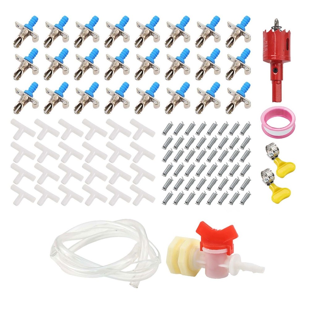 Rabbit Waterer With Double Spring Spout: Suitable For Rabbit Breeding New