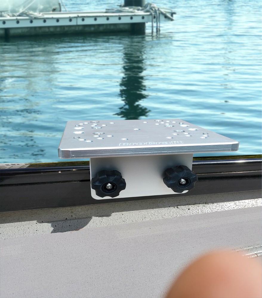 Brocraft Crestliner Boat Downrigger Bracket /Sure Mount Downrigger Mount