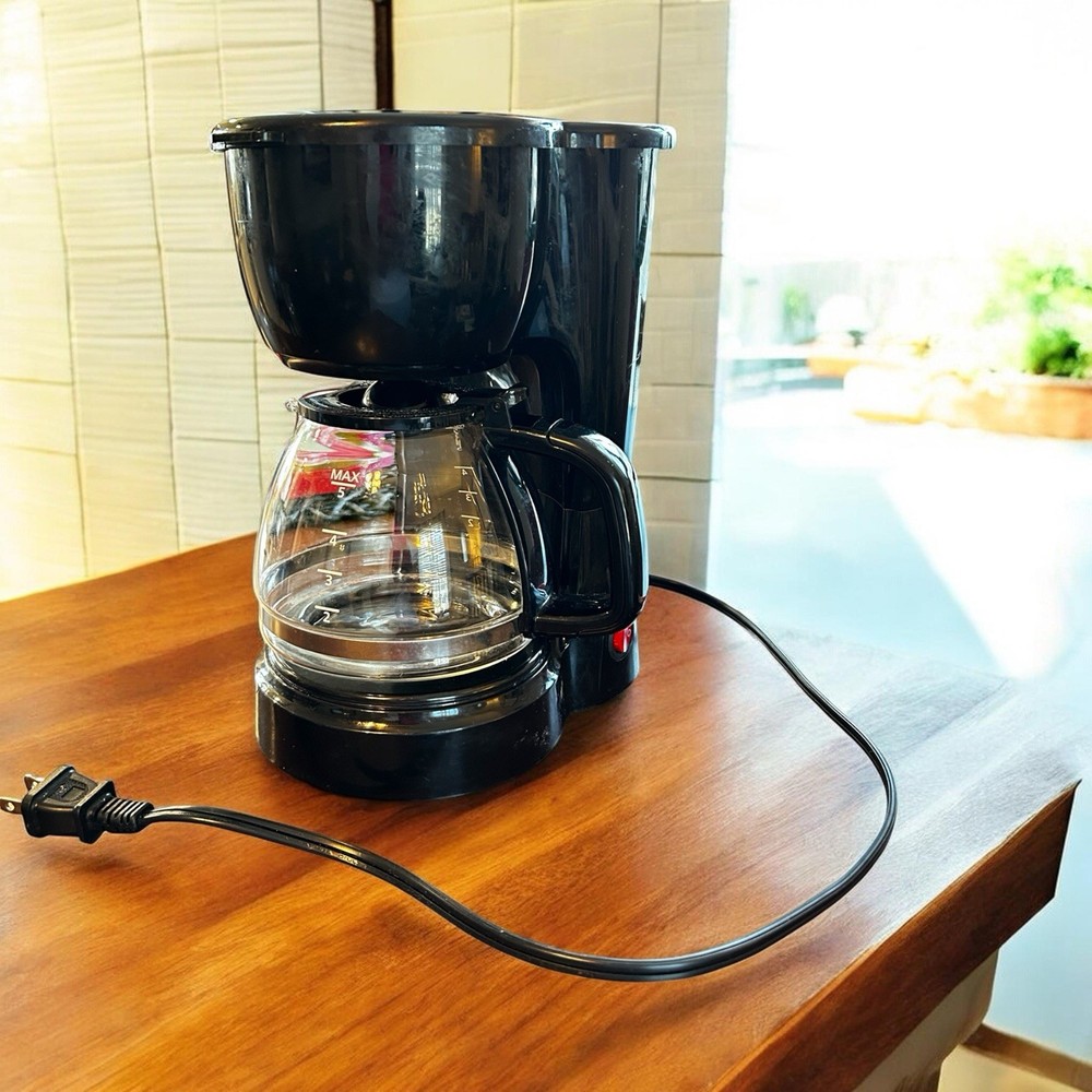 COFFEE MAKER. Walmart Brand. 5 Cups. Includes Removable Filter Basket.