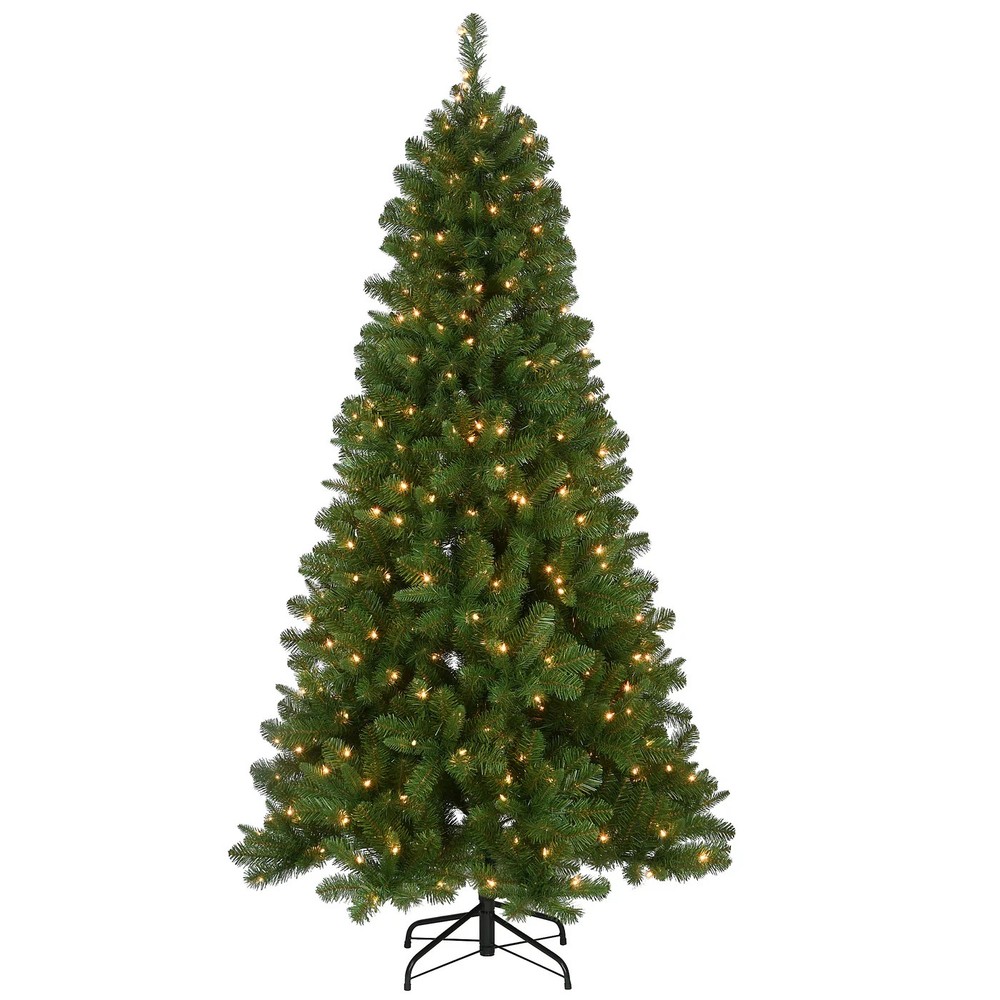 6.5 ft. Pre-Lit Mixed Pine Tree with Clear Lights, New