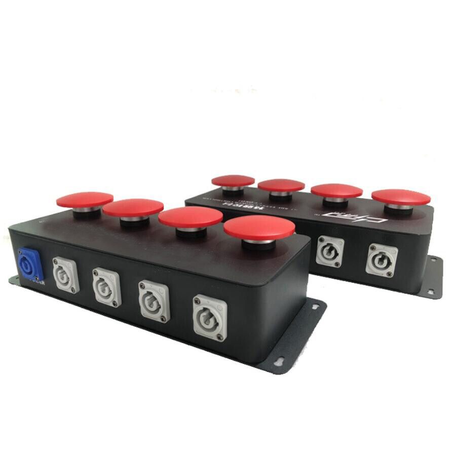 4-Way 90V-240V Co2 Jet Column Machine Electric Control Console Controller Stage