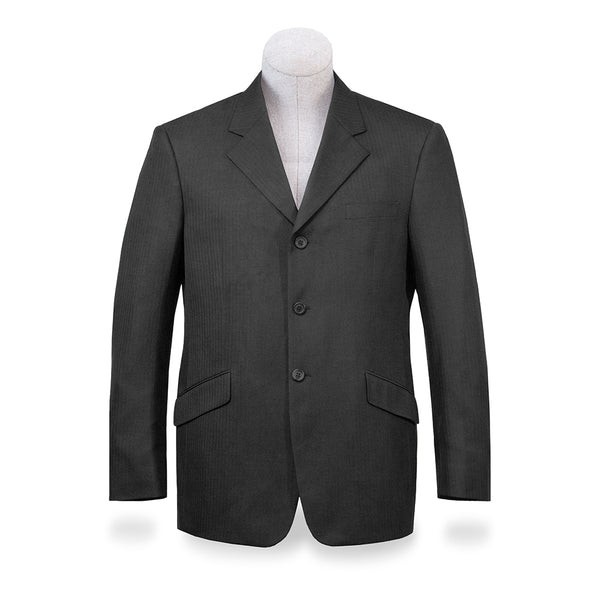 RJ Classics Mens National Riding Jacket (Black Herringbone)