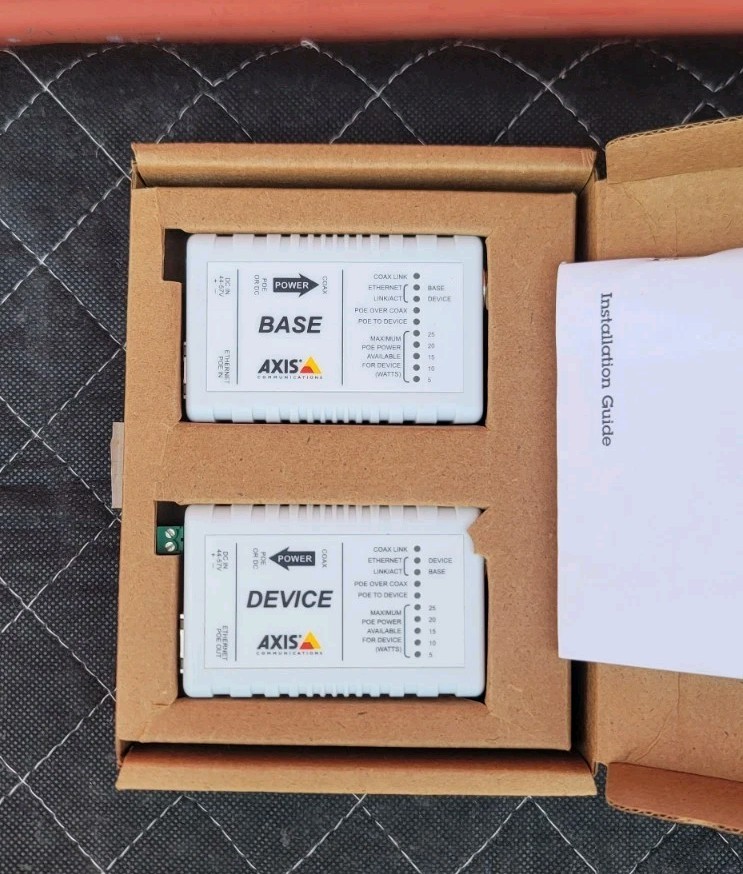 Axis T8640  POE + OVER COAX Network Adapter