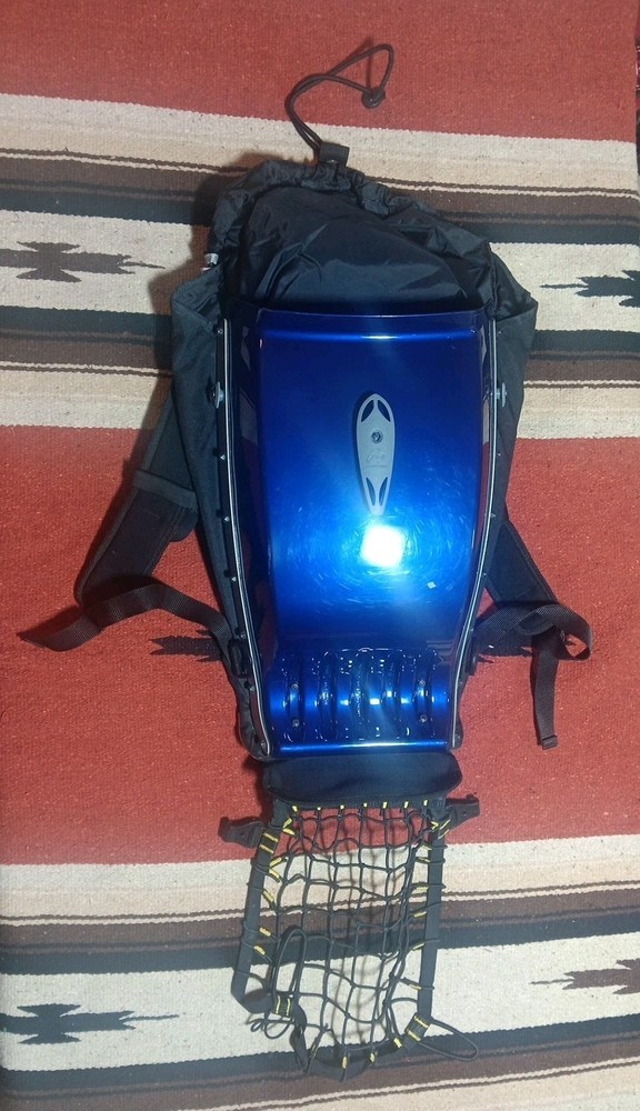 Boblbee hard shell backpack.