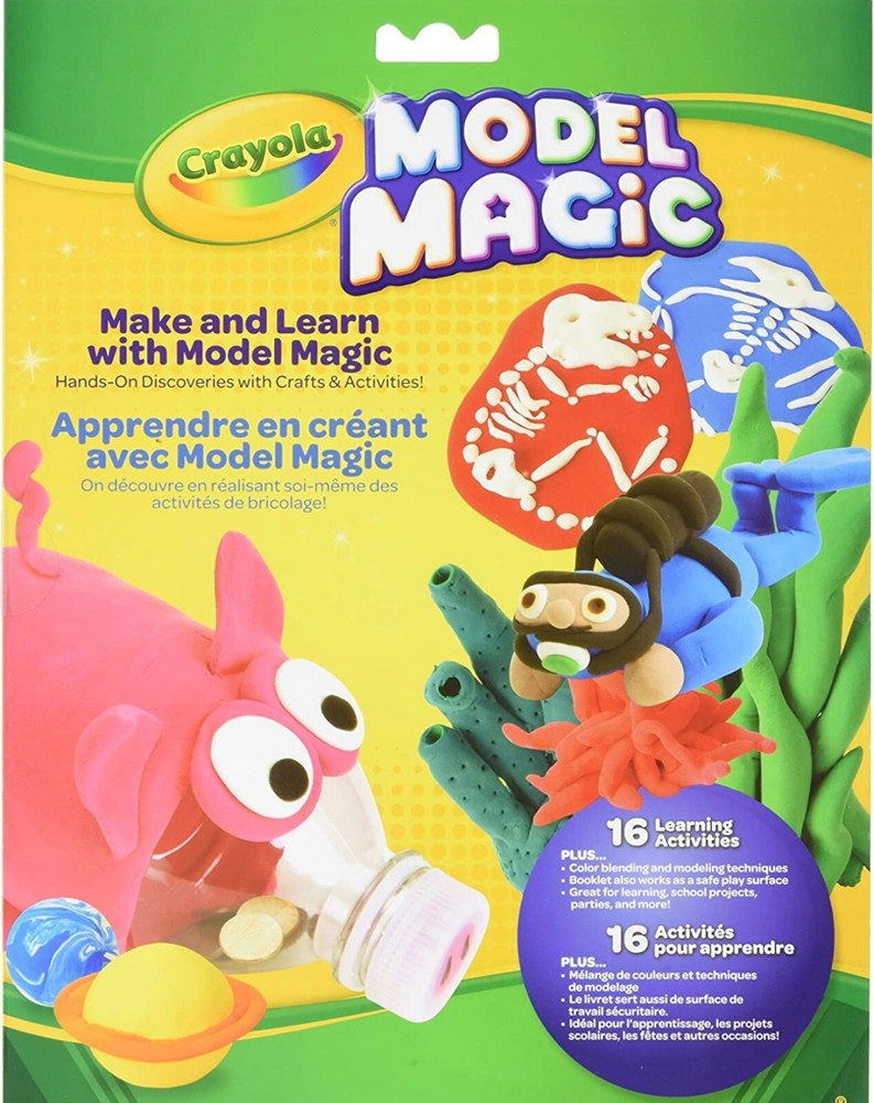Crayola Model Magic Idea Book Make & Learn 16 Learning Activities New Sealed