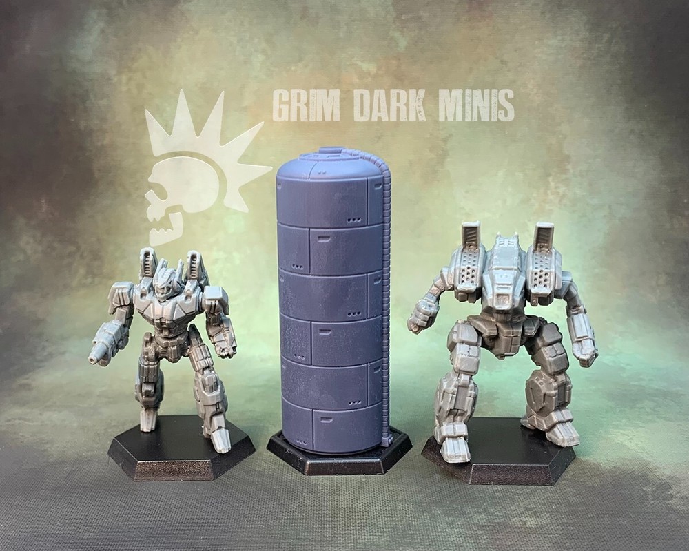 Battletech CGL Scale Terrain - Large Storage Tank