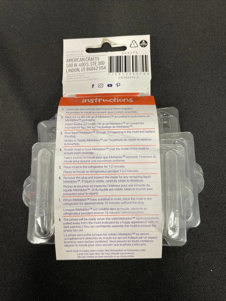 Kaboom Chocolaka Mini Pinata Mold-Cube