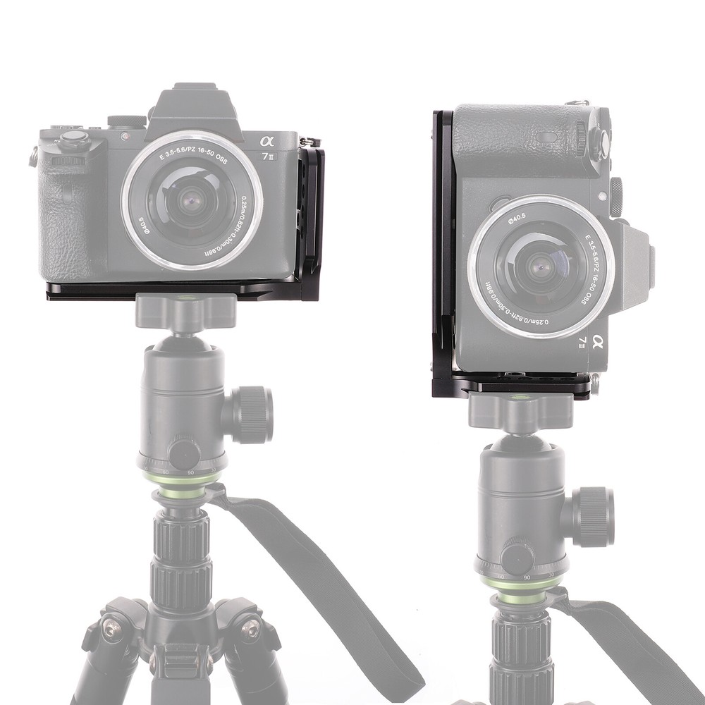 Universal DSLR L Bracket Holder Vertical Tripod Head Quick Release QR Plate