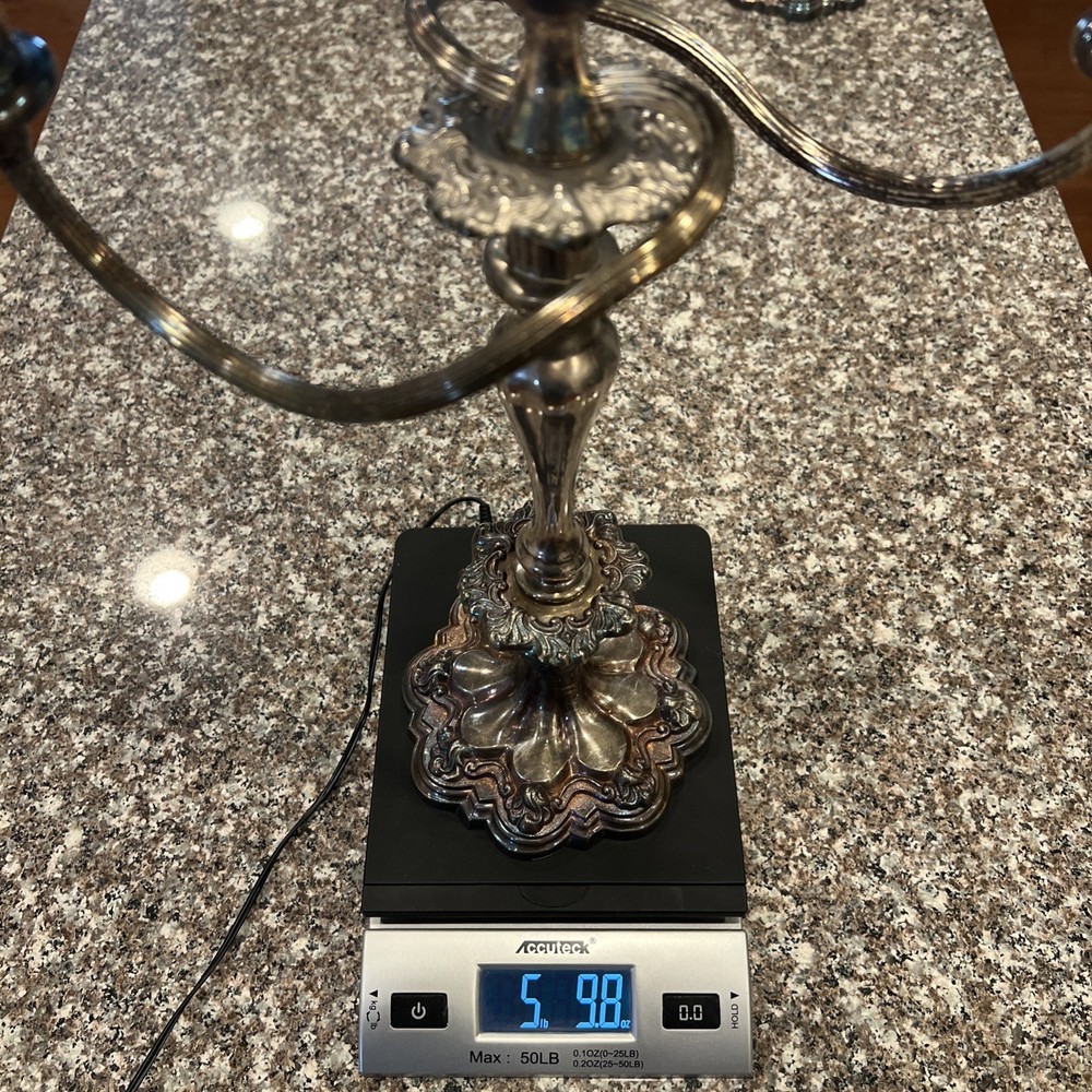 Antique Candlesticks (believed Sterling)