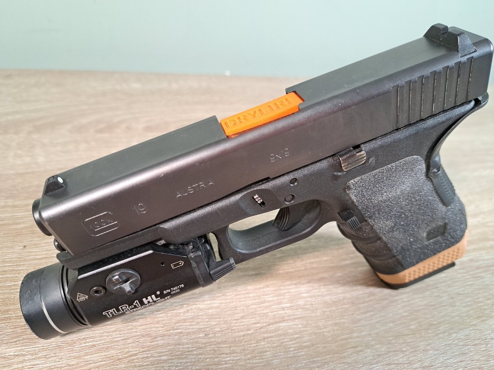 Dry Fire Training Slide Insert | Continuous Trigger Reset | Glock P80 | 4-Pack