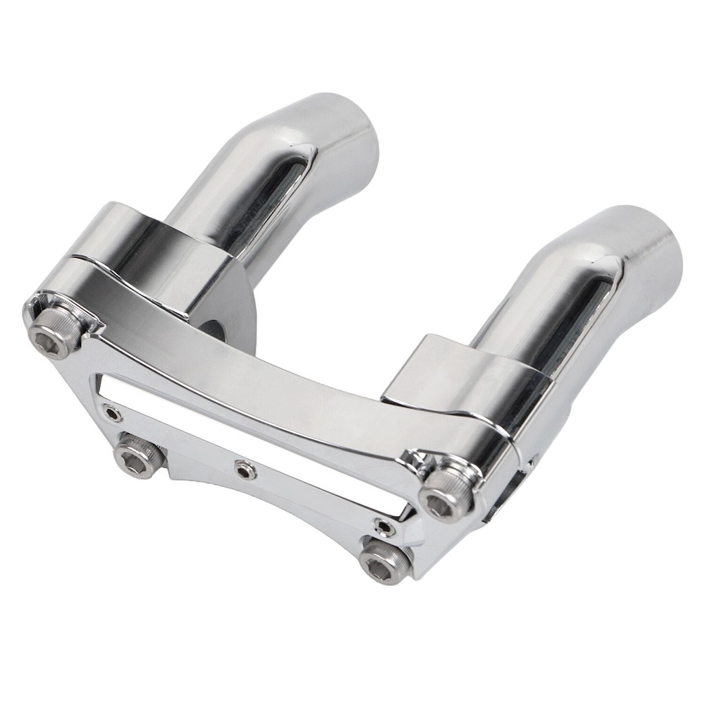 Chrome 3.5" Pullback Handlebar Riser Top Clamp For Harley Dyna Low Rider V-Rod