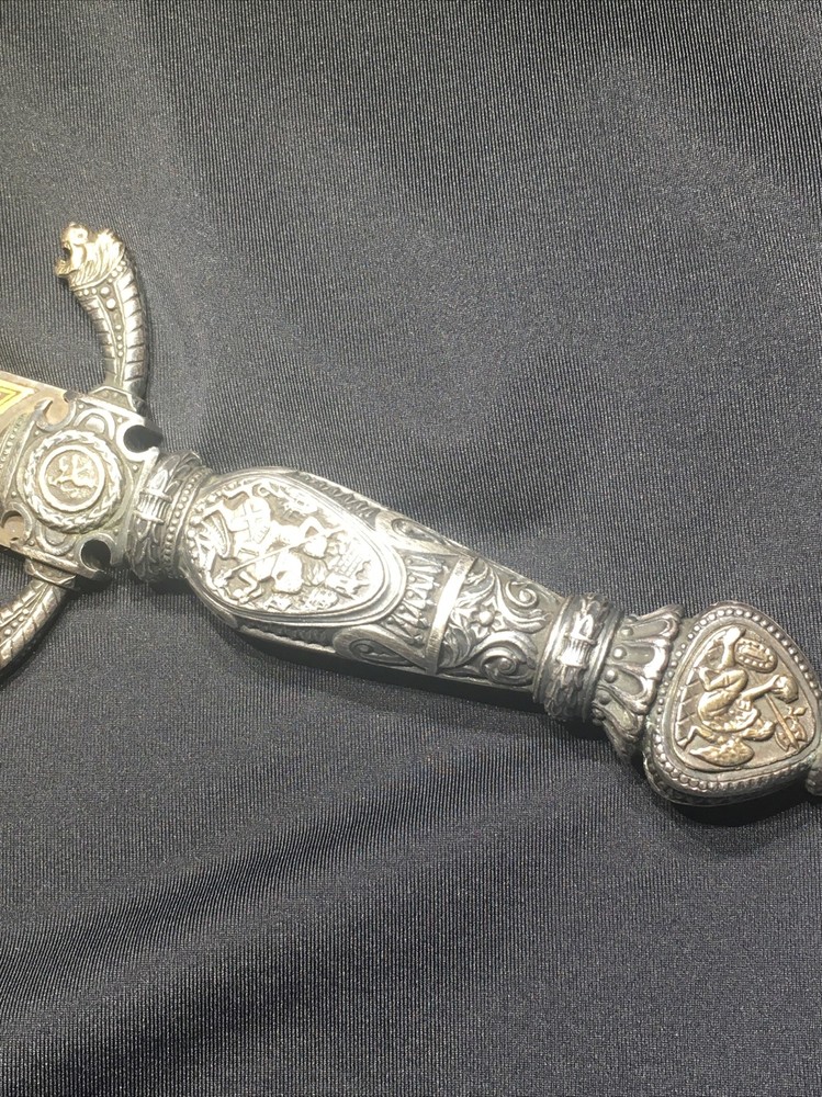 ANTIQUE SPAIN MEDIEVAL DAGGER MINT MUSEUM