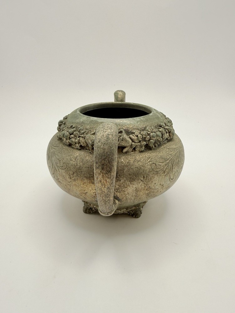Vintage Silver-Plated Double Handle Sugar Bowl | Classical Floral Design