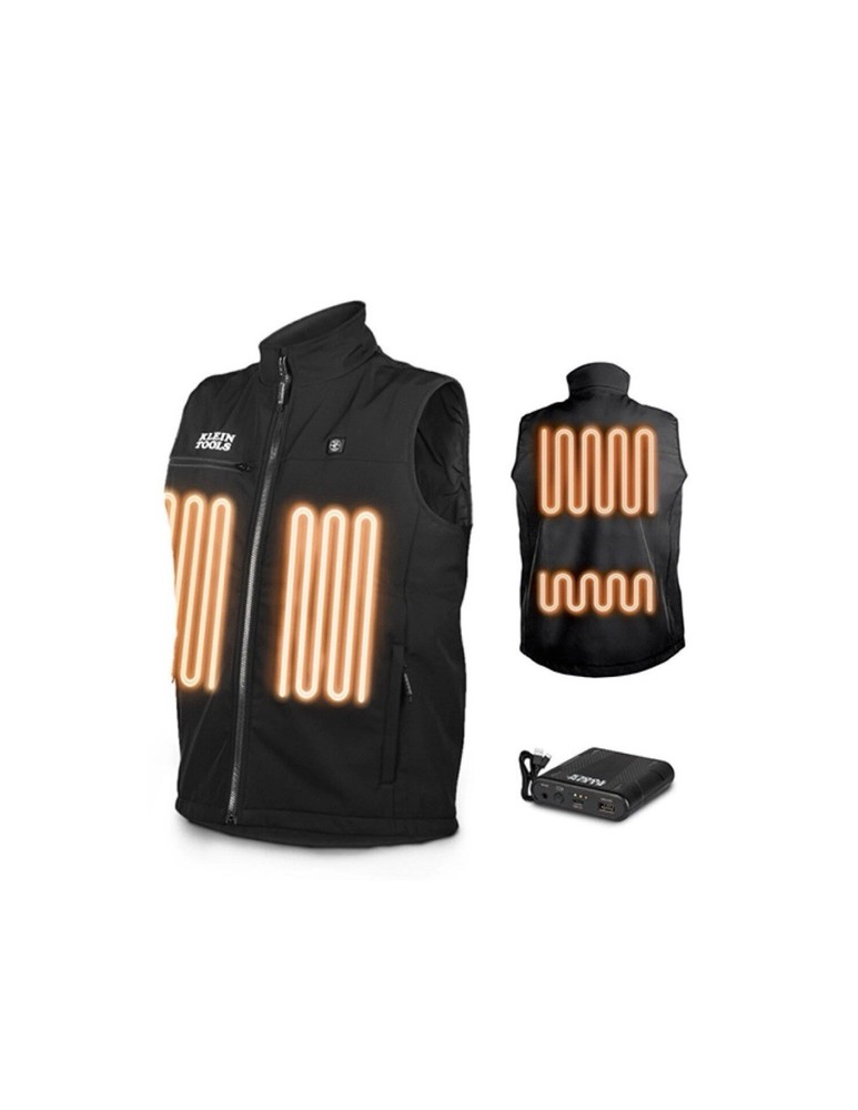 Klein Tools 60953 Heated Base Layer Vest, Medium