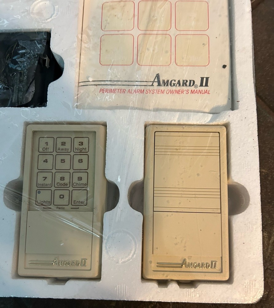 Vintage Amgard II Wireless Security System