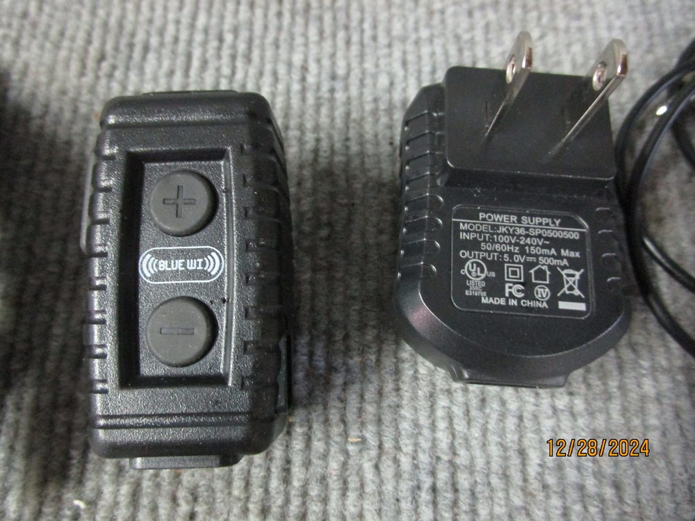 Blue-WI Nighthawk Tactical Bluetooth Mic Needs Battery