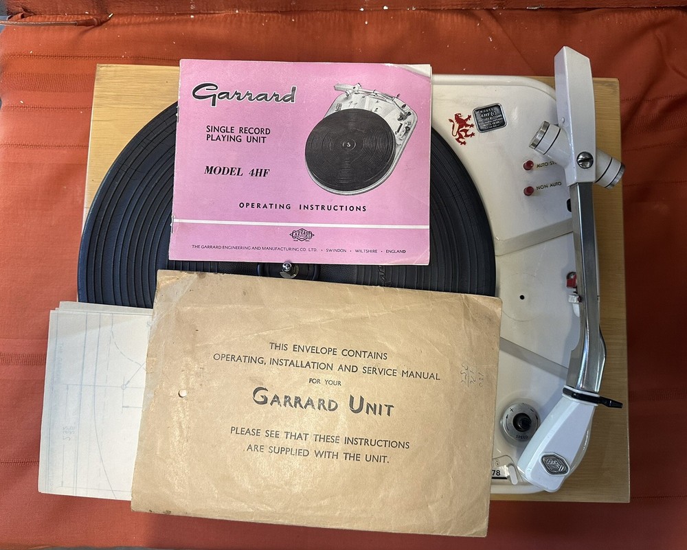 Garrad Vintage Turntable Model 4HF