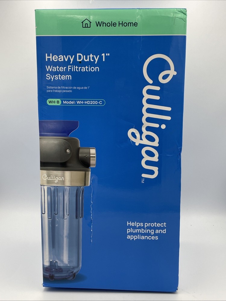 Culligan WH-HD200-C Heavy Duty Filtration System 1" Inlet / Outlet Damaged Box