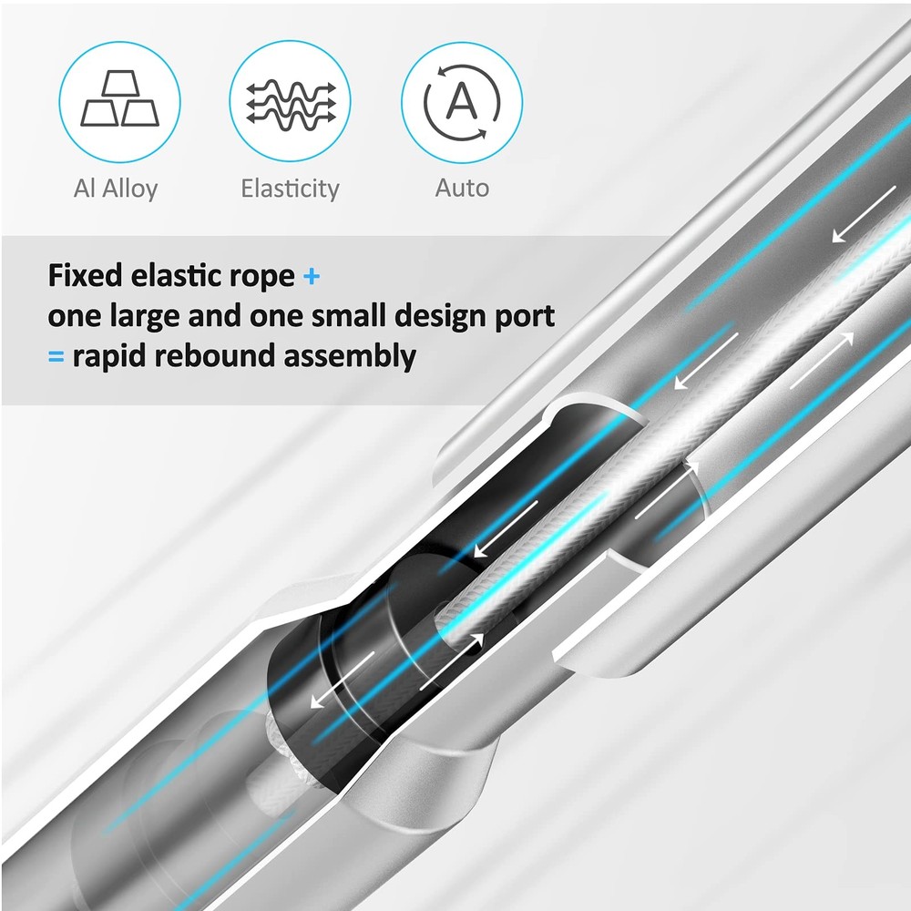 Projector Screen with Stand, 100 inch Portable Foldable Projection Screen wit...