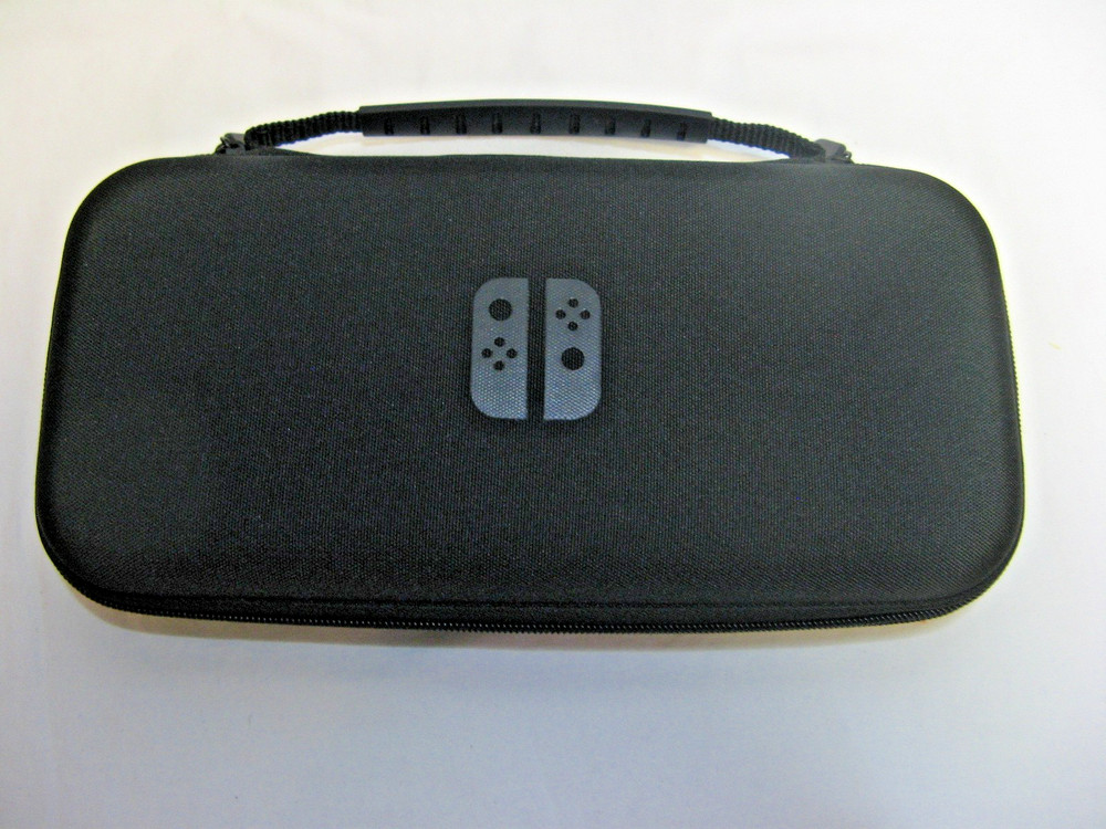 Black Soft-sided Switch 2 Carrying Case with 10 Game Storage Accessory Pocket
