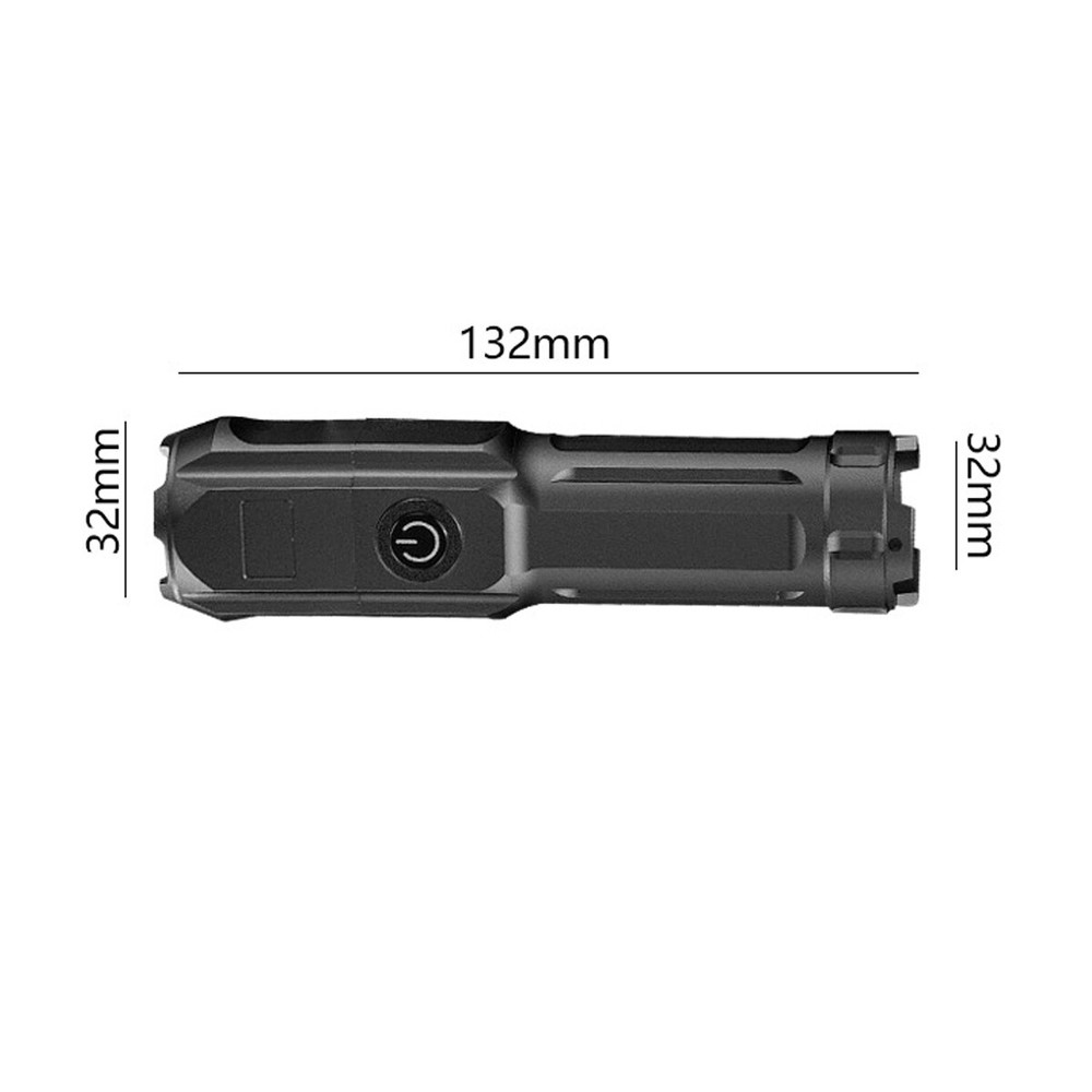Super Bright LED Tactical Flashlight Zoomable Rechargeable USB Adjustable 3 Mode