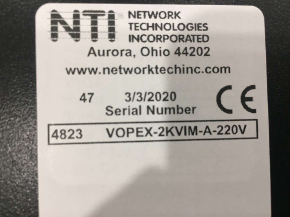NTI VOPEX-2KVIM-A, 2 PORT