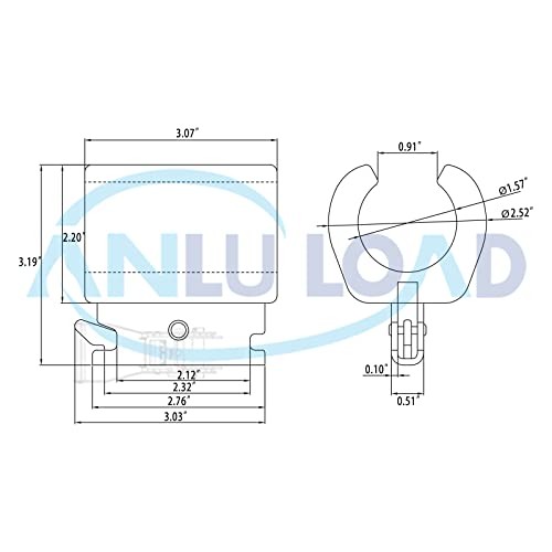 4 Pack E Track Tool Holders, E Track Accessories to Keep