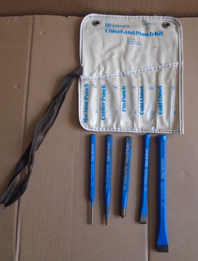 DASCO Chisel and Punch Kit No. 30 (5 Piece)