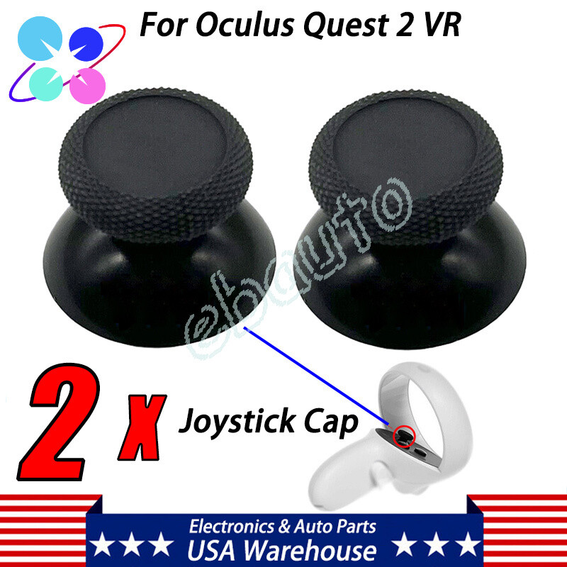 2PCS Joystick Cap For Meta Oculus Quest 2 VR Controller Analog Joystick Mushroom