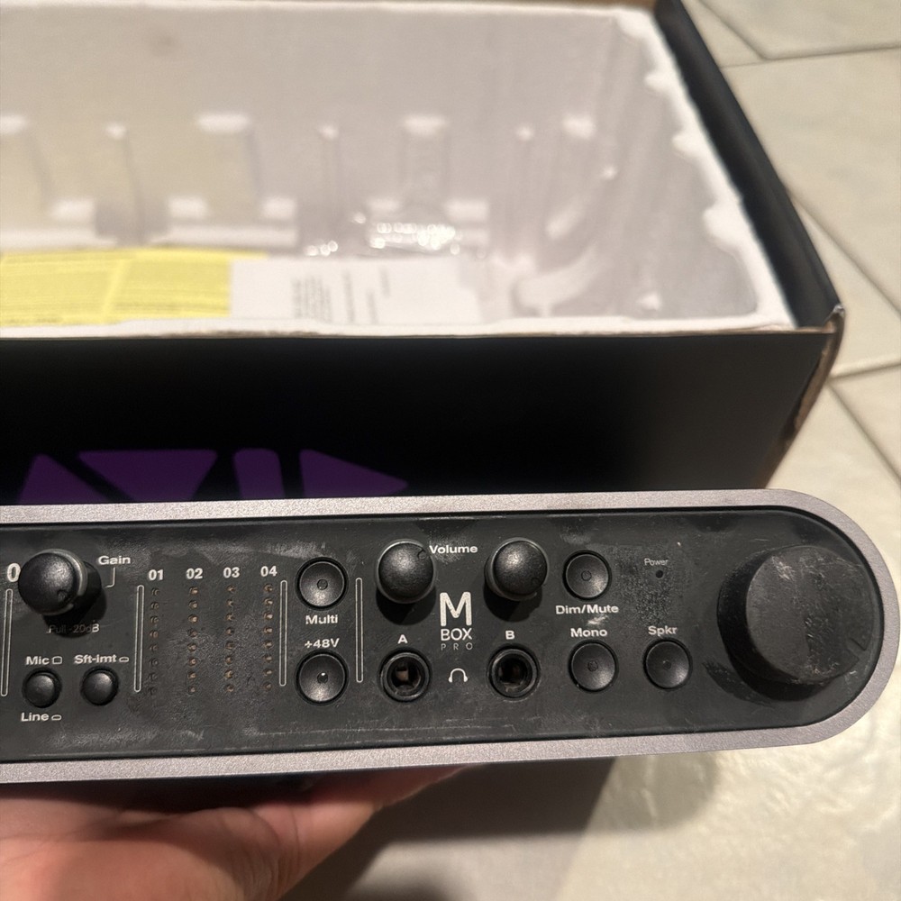 Avid Pro Tools + Mbox Pro 8x8 High-Resolution Audio Interface Studio Bundle