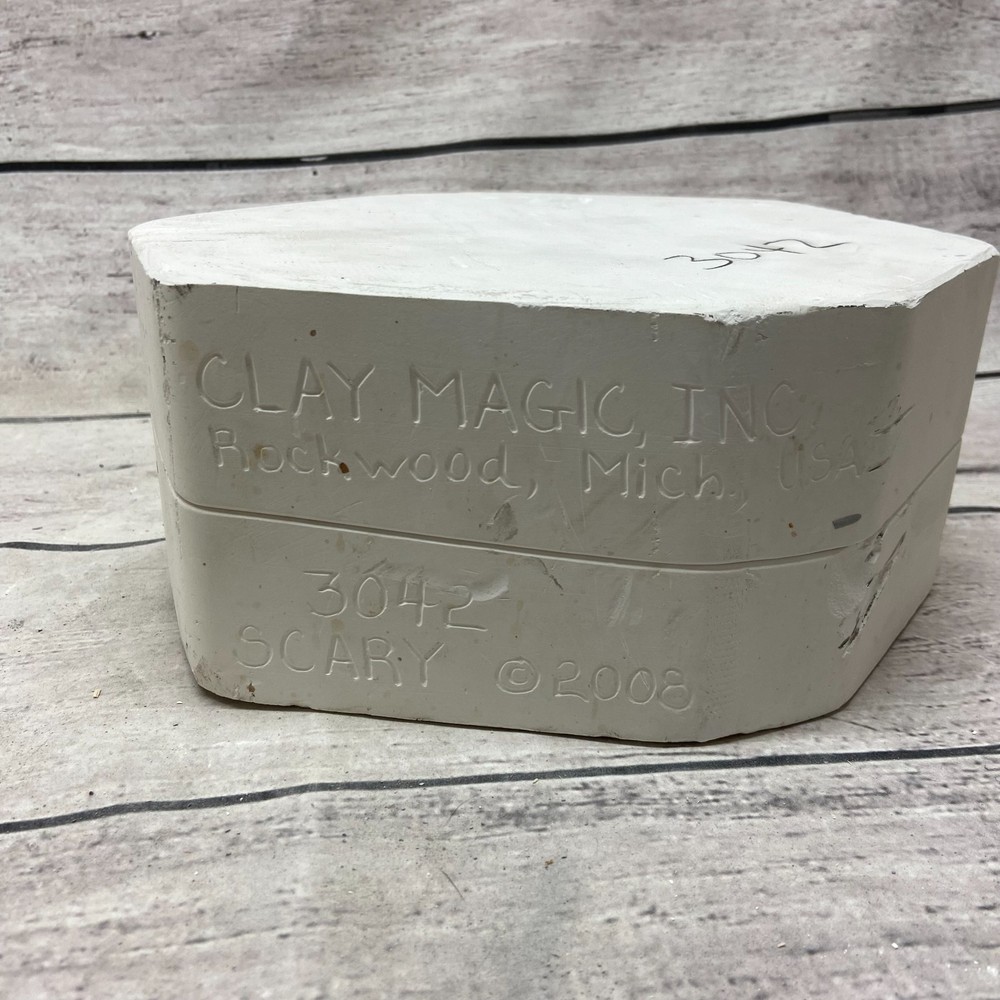 Clay Magic Inc 2008 Ceramic Casting Mold Scary Figure #3042