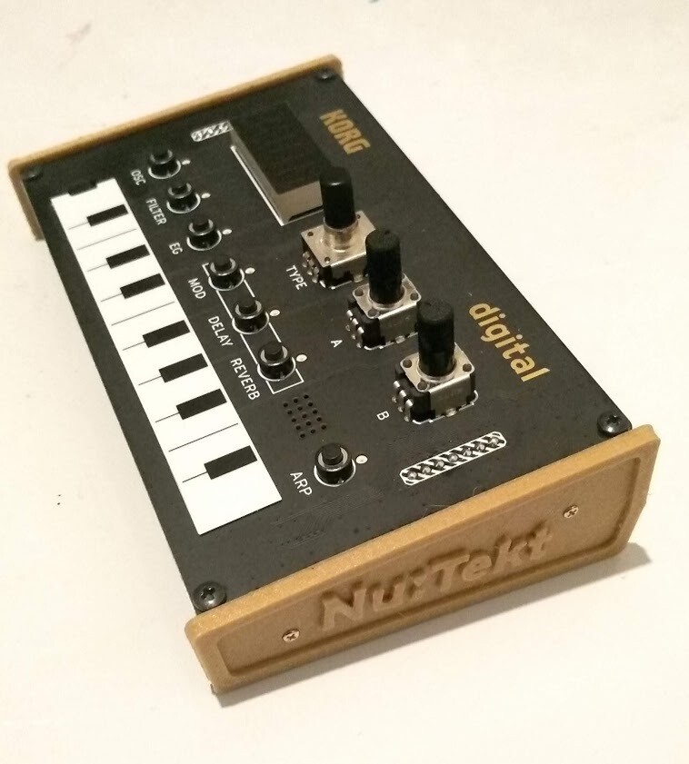 Covenient Angled Side Panel Arms for KORG NTS-1 Digital Programmable Synthesizer