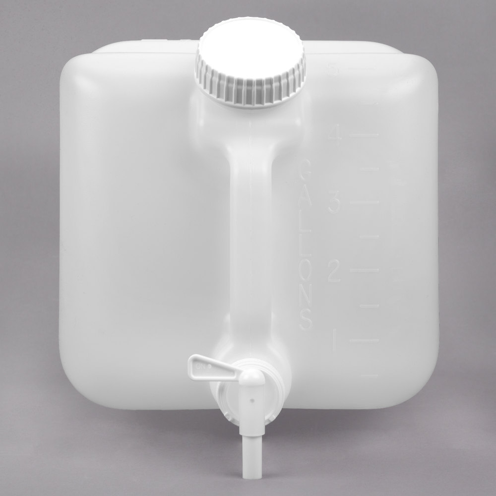 5 Gallon Polyethylene Vented Dispensing Container - E-Z Fill *