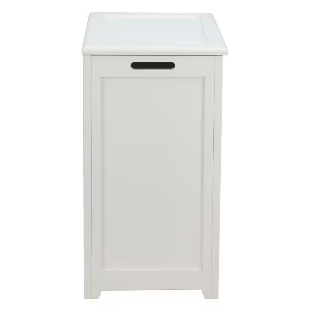 Storage Laundry Hamper in White