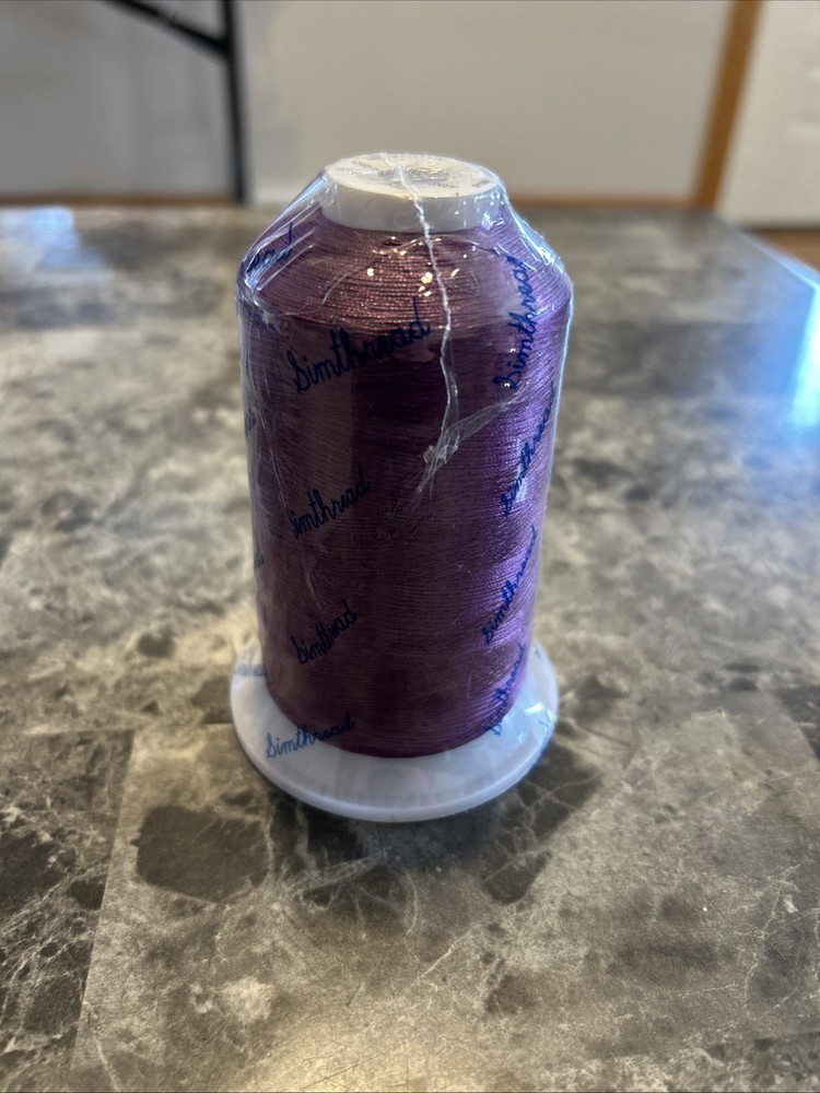 Simthread Embroidery Thread 5500 Yards Violet Huge Spool 1