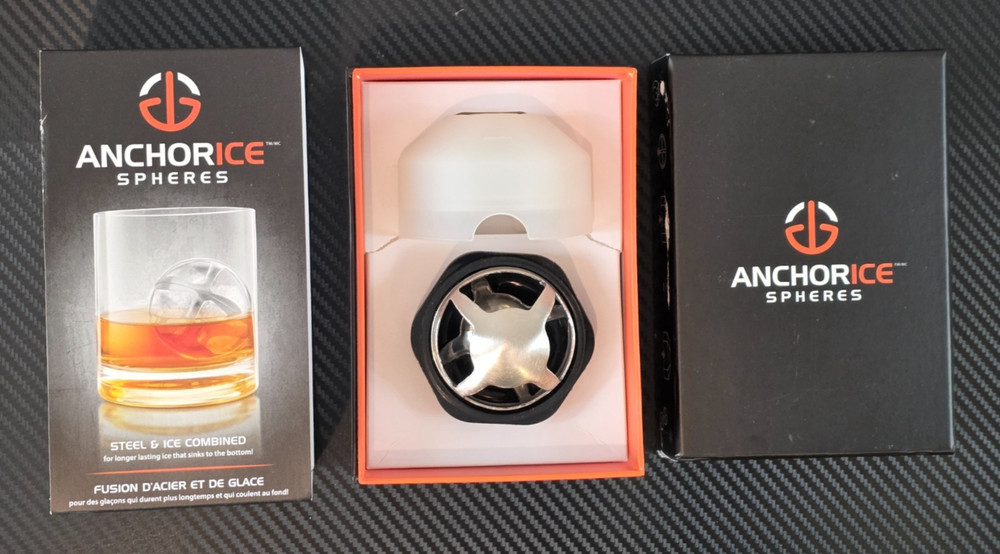 Final Touch Anchor Ice Sinking Drink Sphere/Ball Elevate Drinks with Sinking Ice