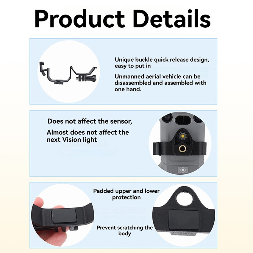 Camera Quick-Release Mounting Bracket Extension Bracket for DJI MINI 5 PRO