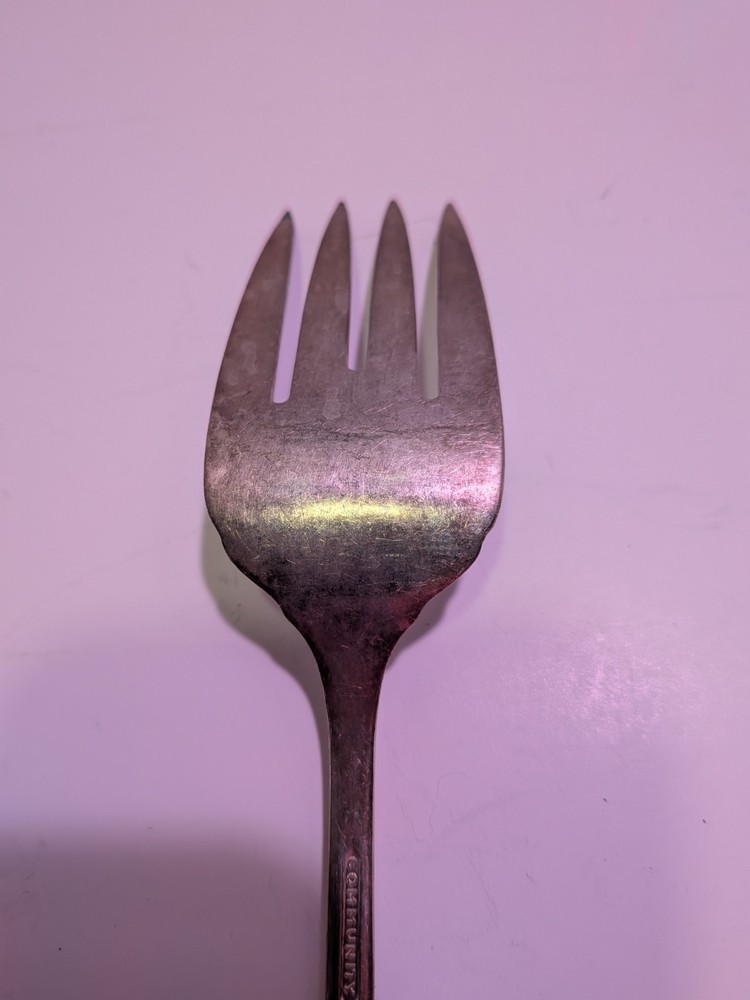 Oneida Community Lady Hamilton Serving Spoon And Fork