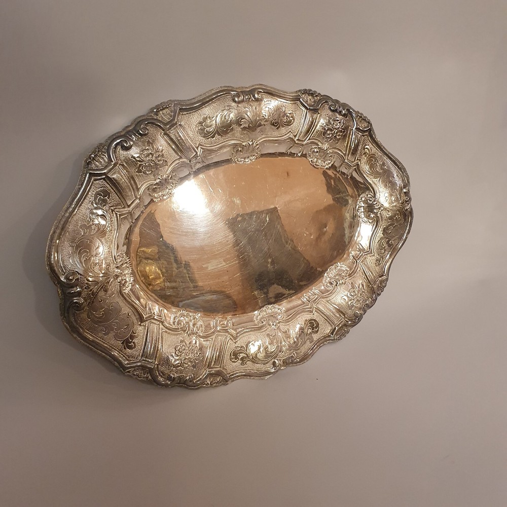 Antique Silver Plated Tray
