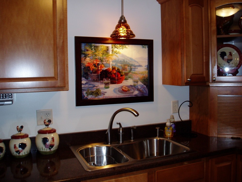Art Fruit Grape Mural Ceramic Decor Backsplash Tile #43