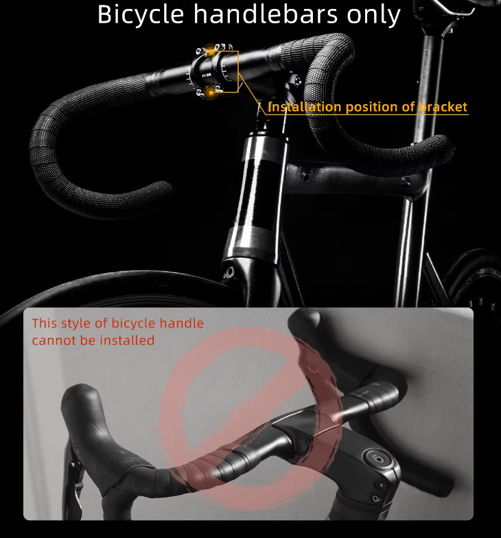 Bike Computer Mount Out-Front, Bicycle, Handlebar Mount Headlight Camera