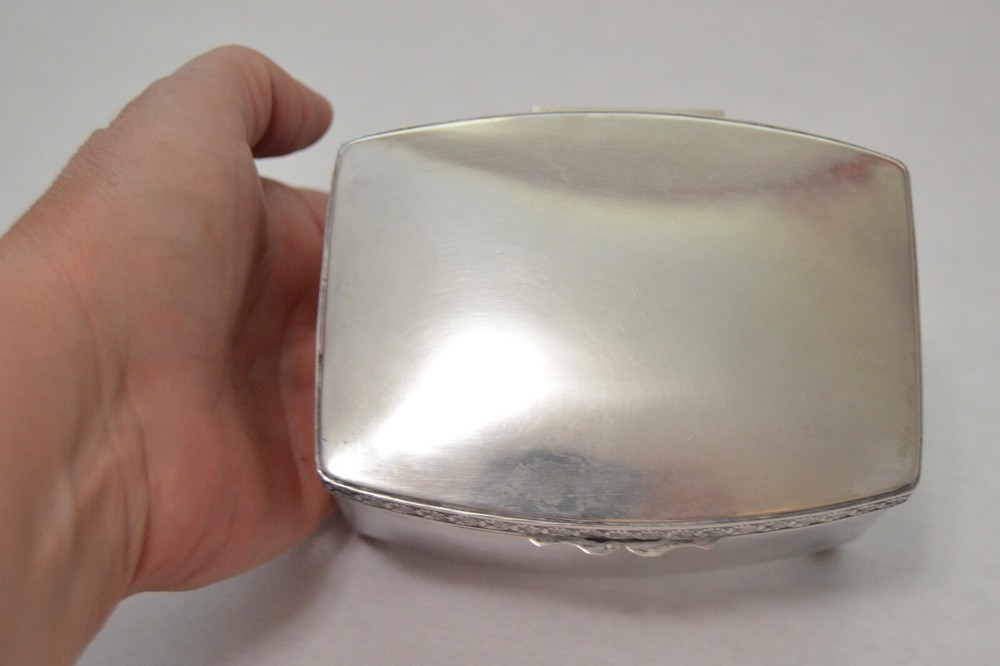 Polish Art Deco 800 Silver Footed Box
