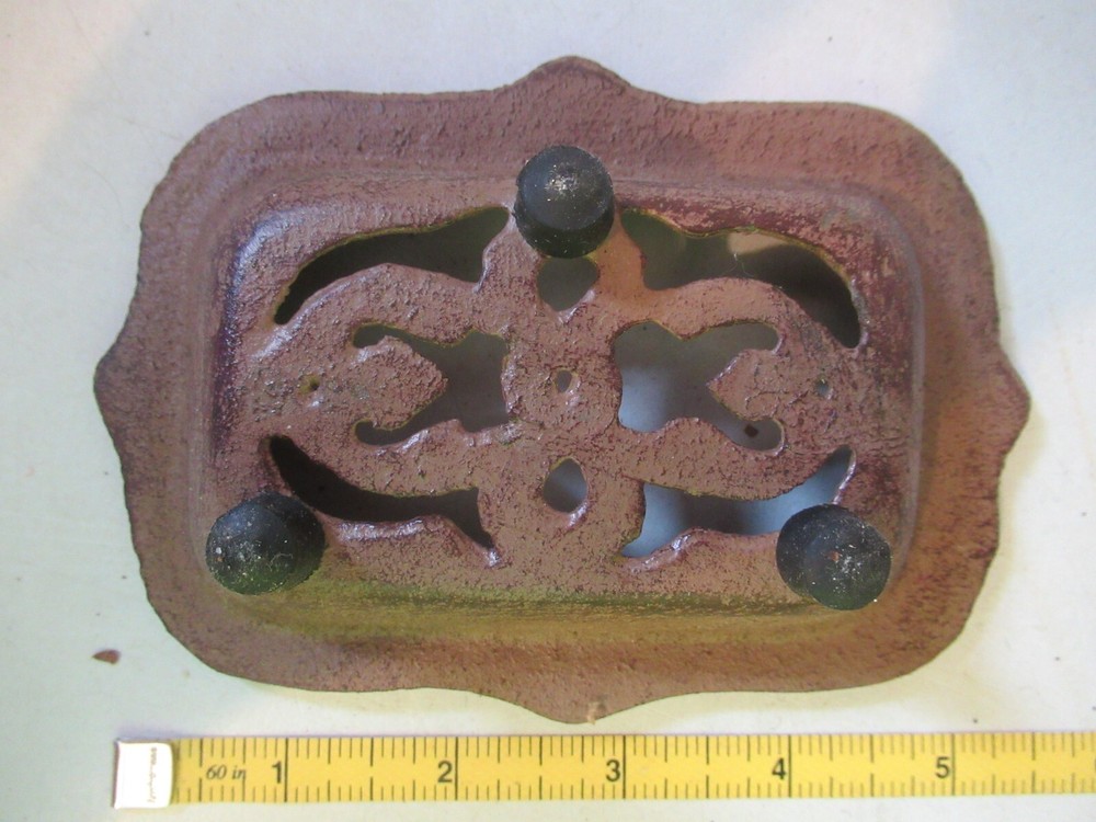 vintage Cast Iron Soap Dish #18