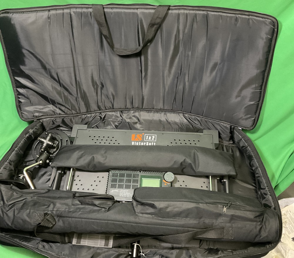 LS 1 X 2 Victor Soft 200W LED Studio Light- Model #VR4500ASVL- With Case.